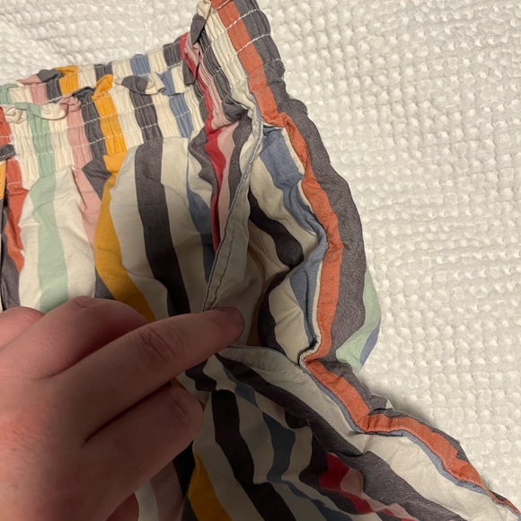 Madewell Striped Multicolor Women's Shorts - Picture 2 of 3